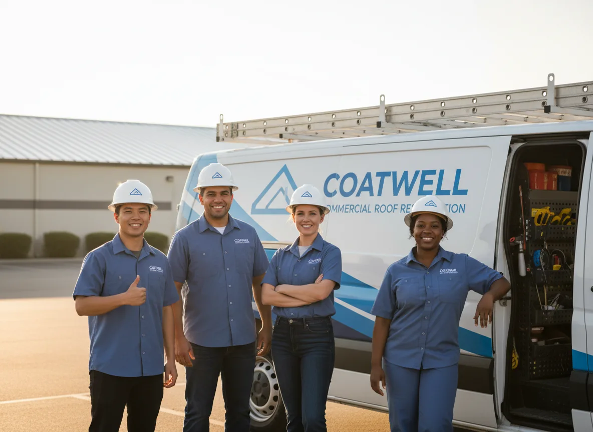 Commercial roof coating company in Colton, WA